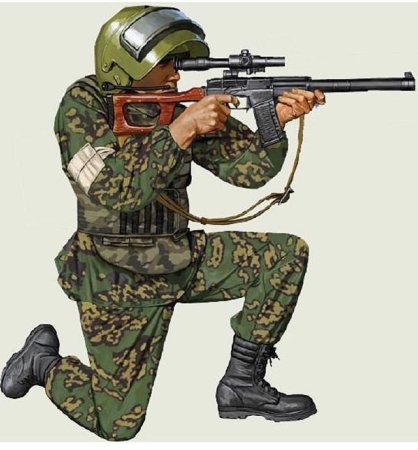 Солдат Российской армии для детей