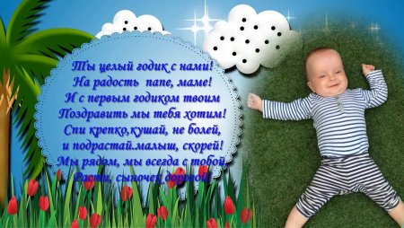 Темочке 1 годик