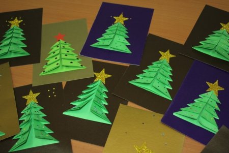 Аппликация елочка