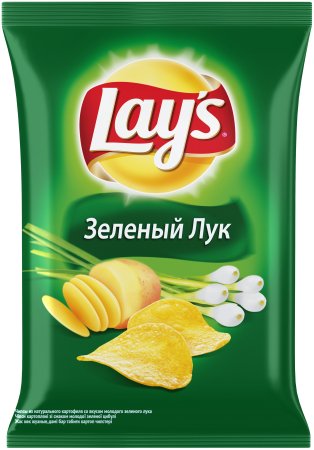 Лейс зеленый лук 150