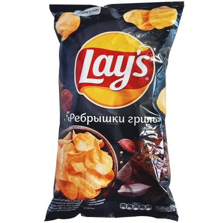 Чипсы Лейс рифленые сметана