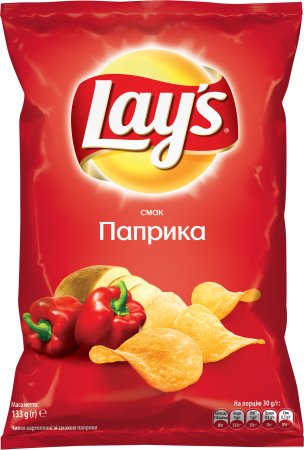 Чипсы lay's рифленые паприка 90гр