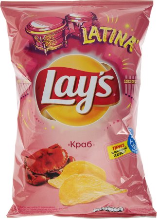 Чипсы lays краб 150г