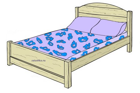 Кровать рисунок