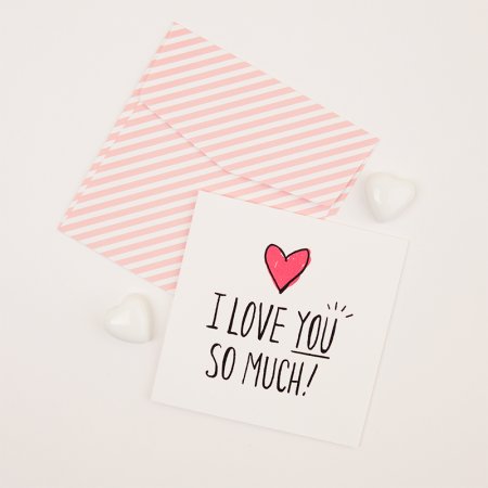 Открытка i Love you