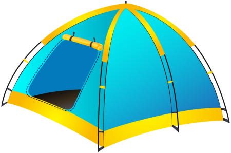 Upavan Camping палатка сине желтая
