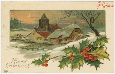Литовская Рождественская открытка