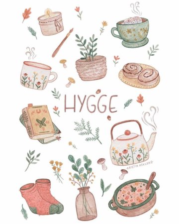 Стикер "хюгге"