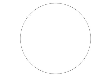 Круг контур