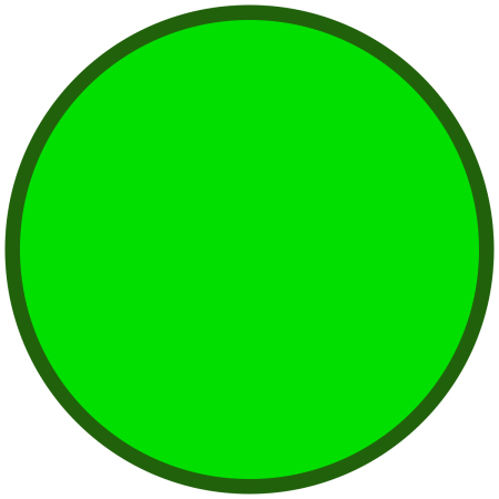Зеленый круг