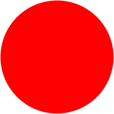 Круг красного цвета