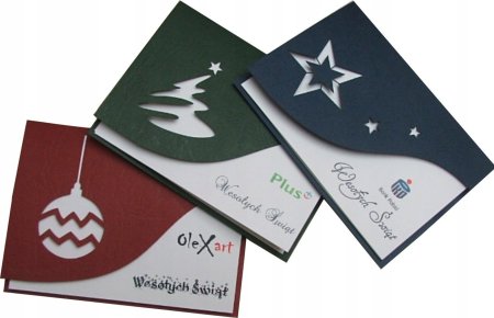 Новогодние открытки с вырубкой