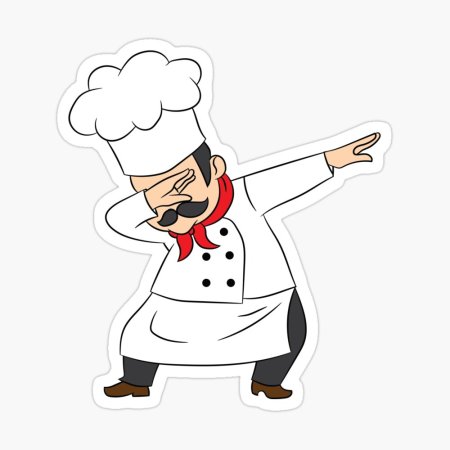 Стикеры для презентации повар