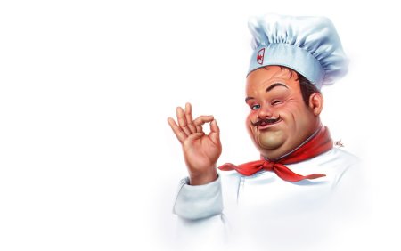 Довольный повар