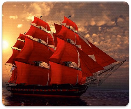 Парусник Крузенштерн Алые паруса