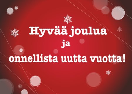 Открытки с Рождеством на финском языке