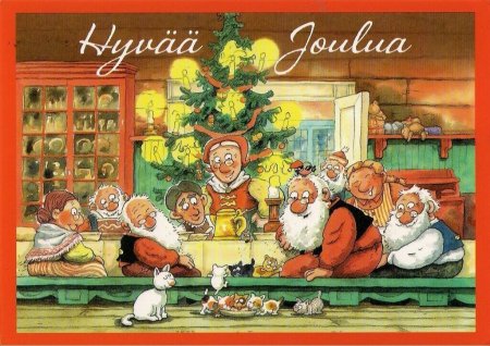 Финские Рождественские открытки
