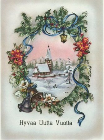 Финская Рождественская открытка