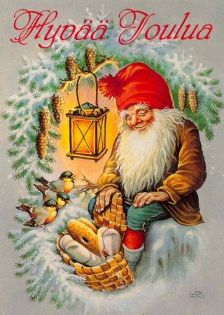 Финская Рождественская открытка
