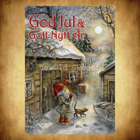 Рождественская открытка на финском языке