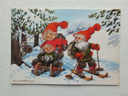 Финский новый год открытка