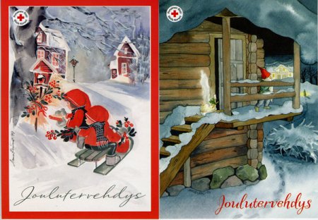 Открытки с Рождеством на финском языке