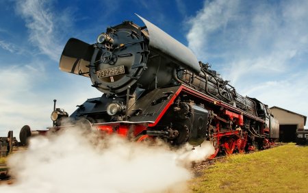Локомотив паровоз тепловоз