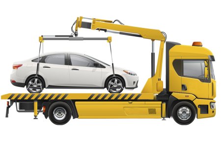 Эвакуатор на прозрачном фоне