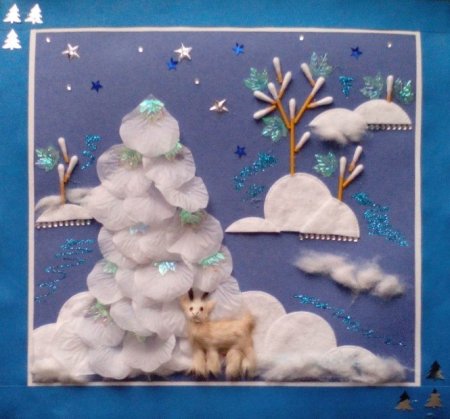 Новогоднее панно в детский сад