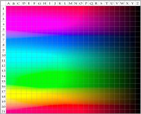 Тест принтера 4 цвета Epson