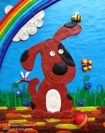 Марья Новацкая пластилиновые картины
