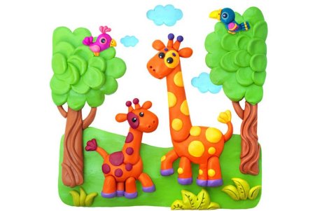 Животные из пластилина для детей