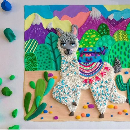 Ольга Фонина пластилиновые картины