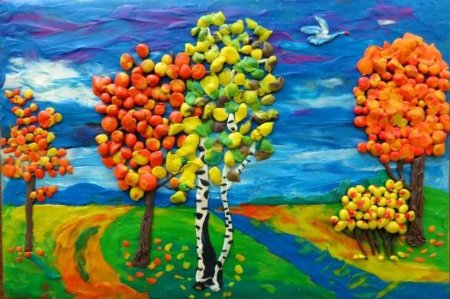 Пластилиновая живопись для детей