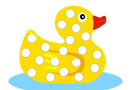 Пластилиновые заплатки утенок