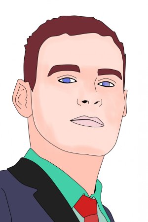 Лицо человека мультяшное