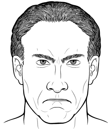 Портрет лица человека