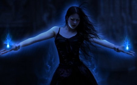 Девушка магия