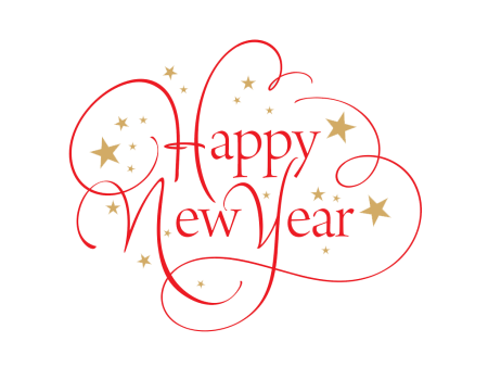 Happy New year надпись