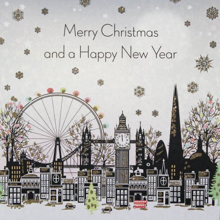 Новогодние открытки Лондон