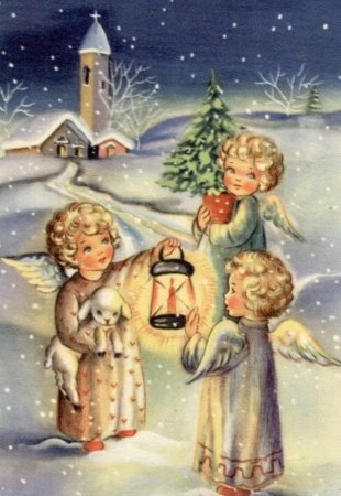 Современные Рождественские открытки