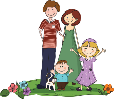 Картинка семья на прозрачном фоне