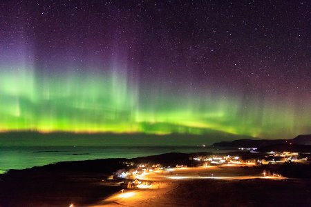 Мончегорск Северное сияние