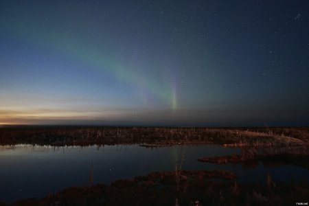 Северное сияние Норильск 2022
