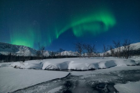Ловозерские тундры Северное сияние