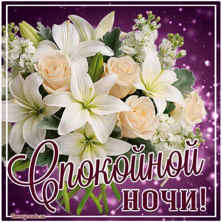 Открытки спокойной ночи женщине