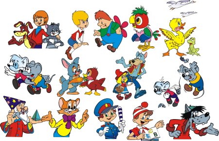 Герои советских мультфильмов