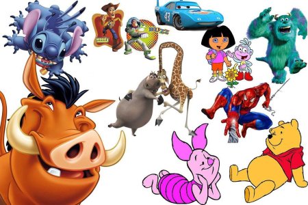 Герои из мультфильмов
