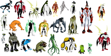 Бен 10 пришельцы из Омнитрикса классические