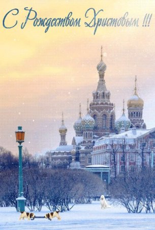 С Рождеством Христовым Петербург